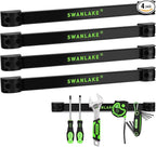 SWANLAKE GARDEN TOOLS 4-Piece 12" Magnetic Tool Holder Storage Organizer by SWANLAKETOOLS