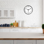 XNM Decorative Wall Clocks Battery Operated 14 Inch White Classic Wall Clock - Image 5