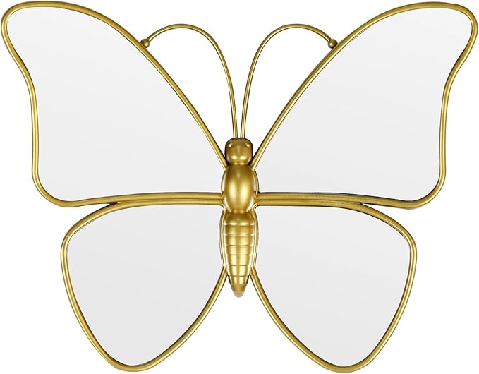 Decorative Butterfly Wall Mirror by Wartter