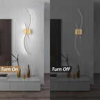 CANEOE Modern Wall Sconce, 39Inch Gold LED Wall Light Fixtures, 6000K Bathroom - Image 5