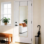 DUMOS 47x14 Full Length Mirror Over the Door, Wall Mounted Full Body Mirror - Image 6