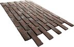 EverStone Aged Brick Faux Brick Panel, 46 7/8"W x 27"H x 1 1/4"D, Burnished Red - Image 6