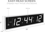 Ivation Oversized Large Digital Wall Clock - Image 2