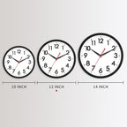 AKCISOT 12 Inch Wall Clock Silent Non-Ticking Modern Wall Clocks Battery - Image 3