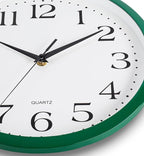 Bernhard Products Hunter Green Wall Clock Silent Non Ticking - Image 5