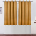 LEMOMO Mustard Yellow Thermal Blackout Curtains/52 x 54 Inch/Set of 2 Panels by Lemomo