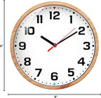 SIN&MI Wall Clock 9 Inch Battery Operated Silent Non-Ticking Wall Clock Modern - Image 8