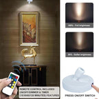 HAMVIDNE Wireless LED Spotlight, Battery Operated Picture Lights, Indoor Uplight - Image 2