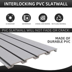 Slat Wall Paneling Garage Wall Organizer, Slat Board PVC Wall Panels Garage - Image 3