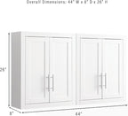 Crosley Furniture Savannah 2-Piece Wall Kitchen Storage Cabinet, Cabinets - Image 3