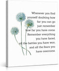 Motivational Quotes Wall Art Decor, Inspirational Graduation Decor Gift by VAHATAN
