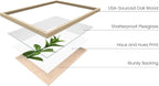 Plant Photo Set of 4-8x10 Framed Beige - Image 2