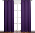 NICETOWN Triple Weave Home Decoration Thermal Insulated Solid Ring Top Blackout by NICETOWN