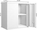 GREATMEET Metal Wall Cabinet, Wall Mounted Storage Cabinet - Image 3