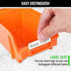 SWANLAKE GARDEN TOOLS 30-Bin Wall-Mounted Storage Bins, Heavy-Duty Garage Tool - Image 4