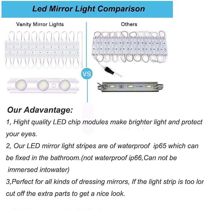 Led Vanity Mirror Lights, Hollywood Style Vanity Make Up Light, 10ft Ultra - Image 5
