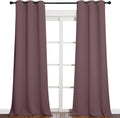NICETOWN Patio Glass Door Blackout Curtains by NICETOWN