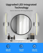 Combuh LED Bathroom Vanity Light Bar Dimmable IP44 Over Mirror Lighting Fixture - Image 7