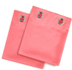 LEMOMO Blackout Curtains 52 x 120 Inch Long Coral Curtains Set of 2 Panels Room - Image 9