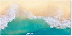 Goldfoilart Beach Canvas Wall Art Ocean Sea Waves Wall Decor Coastal - Image 5