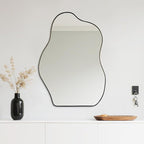 BOMINICA Irregular Wall Mirror Asymmetrical Mirror, Decorative Wall Mounted - Image 3