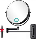 Auxmir 1X/30X Wall Mounted Makeup Mirror, Double Sided Magnifying Mirror by Auxmir