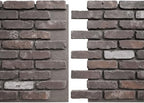 EverStone Aged Brick Faux Brick Panel, 46 7/8"W x 27"H x 1 1/4"D, French - Image 8