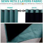 NICETOWN 100% Blackout Blinds, Laundry Room Decor Window Treatment Curtains - Image 5