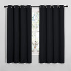 NICETOWN Bathroom Blackout Curtains and Drapes, 2 Panels, 55 inches Wide by 57 by NICETOWN