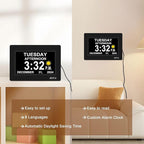 SSYA 7 Inch Calendar Clock - Image 6