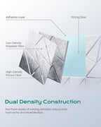 18-Pack Acoustic Panels, Peel & Stick Sound Proof Foam Panels - Image 3
