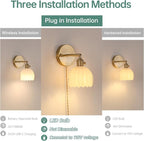 Shenmoyl Plug in Wall Sconce - Image 2