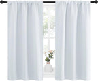 NICETOWN Greyish White Window Curtain Panels - Image 2