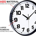 Wall Clock, 8inch Modern Silent Non-Ticking Wall Clocks Battery Operated - Image 7