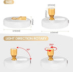 HAMVIDNE LED Spotlight, Rechargeable Battery Picture Lights, Uplighting Indoor - Image 7