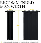 NICETOWN Halloween Patio Blackout Curtain Shades - Image 7
