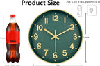 Wall Clocks Battery Operated, 12 Inch Non Ticking Digital Wall Clock, Silent - Image 3