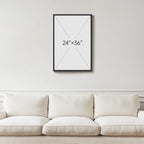 Framed Black and White Neutral Abstract Wall Art, Modern Canvas Prints - Image 3