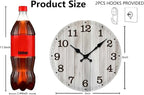 Wall Clock, Modern Wall Clocks Battery Operated, Silent Non Ticking Clock - Image 3