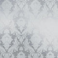Tempaper Textured Metallic Silver Damsel Removable Peel and Stick Damask by TempaperCo