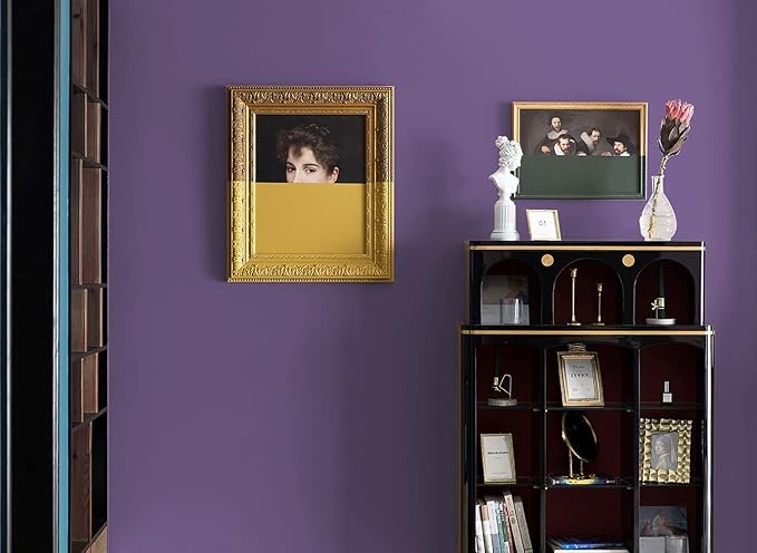 Dimoon 236''x17.7'' Purple Peel and Stick Wallpaper Contact Paper Modern Self - Image 5