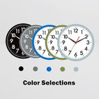 AKCISOT Wall Clock, Modern Small Wall Clocks Battery Operated 12 Inch, Silent - Image 3
