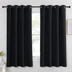 NICETOWN Black Out Curtains 63 inch Long by NICETOWN
