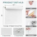 VEELIKE Self Adhesive Velvet Flocking Liner White Felt Drawer Liner - Image 8