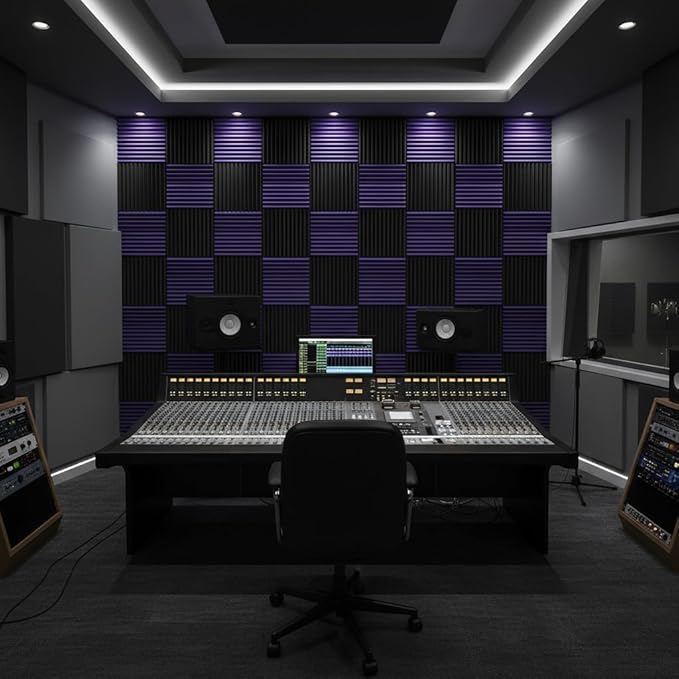 96 Pack Allxinlog Absorb the echo Acoustic Foam Panel Wedge Studio - Image 5