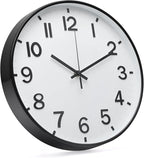 Wall Clock Modern Simple Quartz Decorative Clock Non-Ticking Silent Battery - Image 3