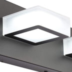 Ralbay 6 Lights LED Modern Dimmable Matte Black Vanity Light Acrylic Modern - Image 7