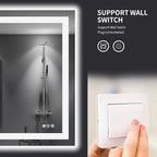 LOAAO 40"X36" LED Bathroom Mirror - Image 7