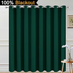 Yakamok 100% Blackout Thermal Insulated Curtains, Noise Reducing Barrier Panel - Image 2