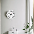 DAXSMY Wall Clock Small Analog 8 Inch Silent Non Ticking Battery Operated - Image 7